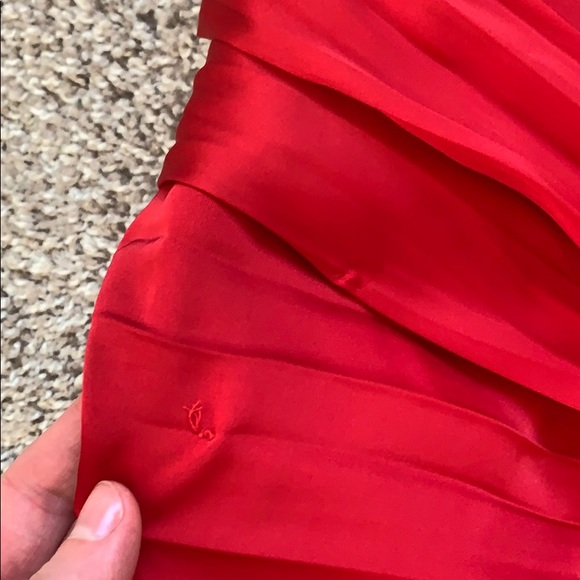 Express ruched strapless dress - Picture 5 of 6